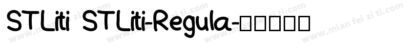 STLiti STLiti-Regula字体转换